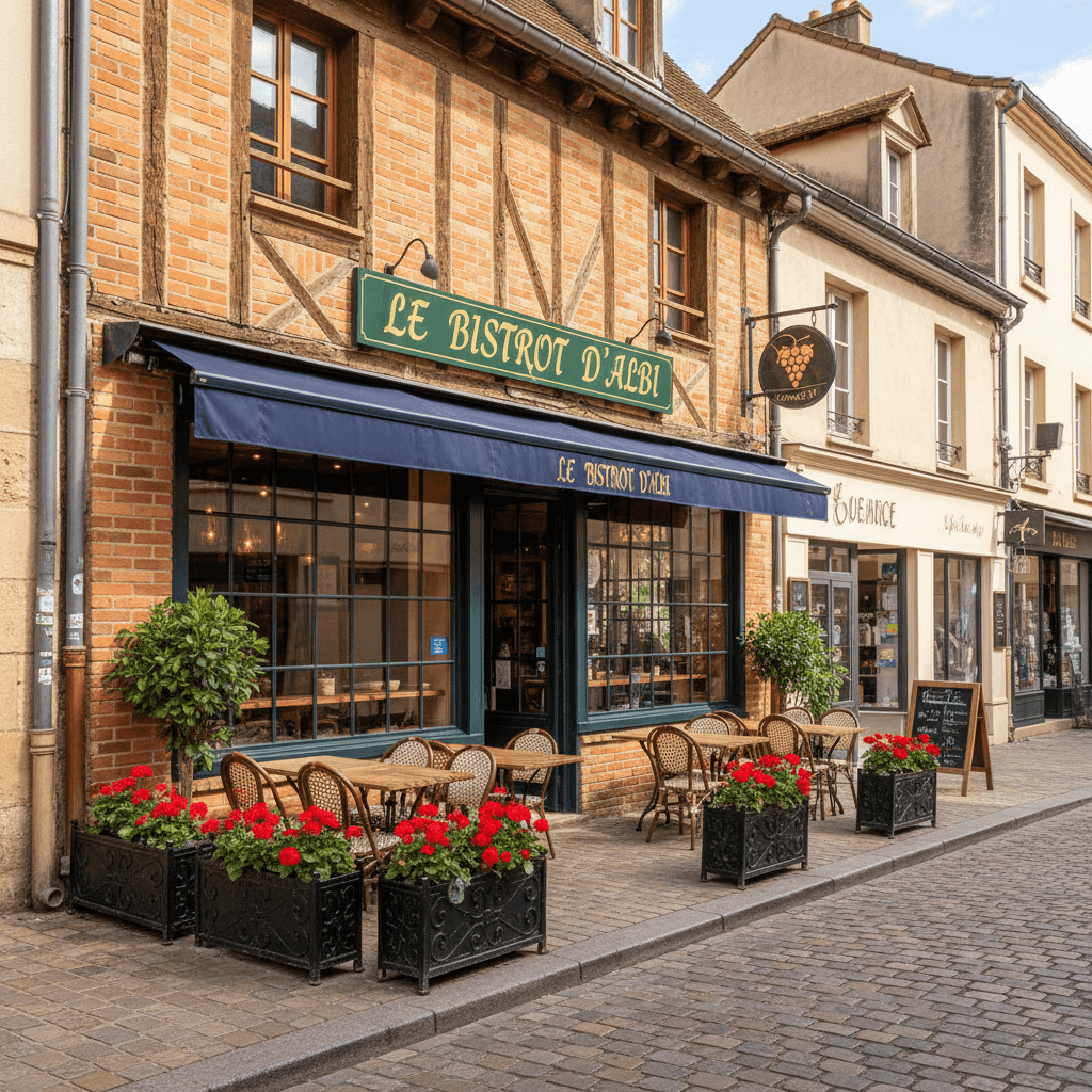 Restaurant à Albi : terrasse - licence IV