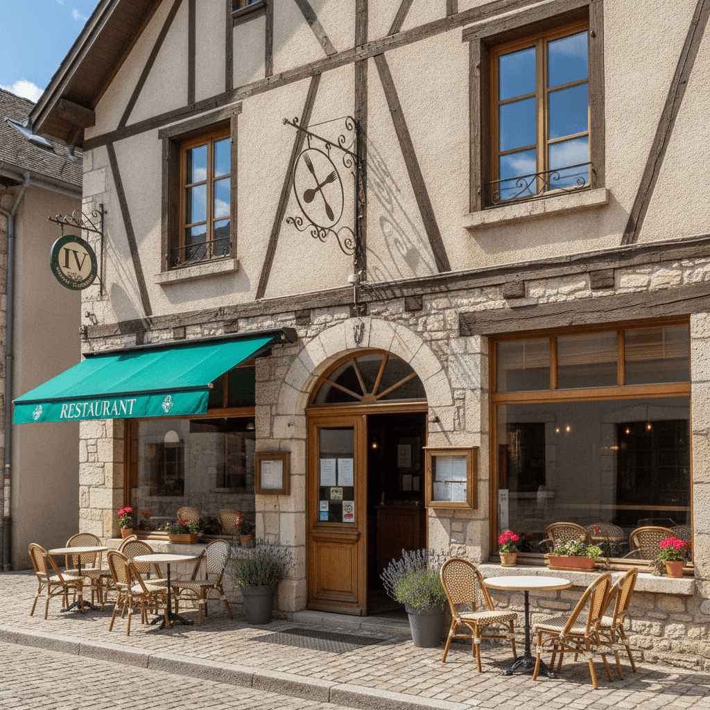 Restaurant à Contamine-Sur-Arve : terrasse - licence IV - Image 1