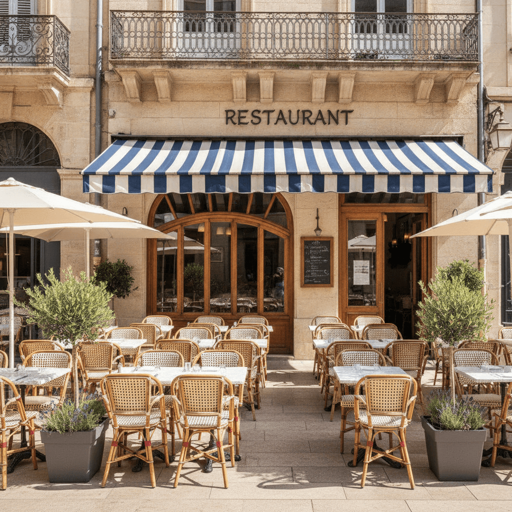 Restaurant 50m² à Montpellier : terrasse - licence IV