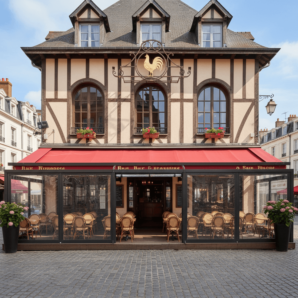 Bar-brasserie 170m² à Deauville : terrasse - licence IV - Image 1