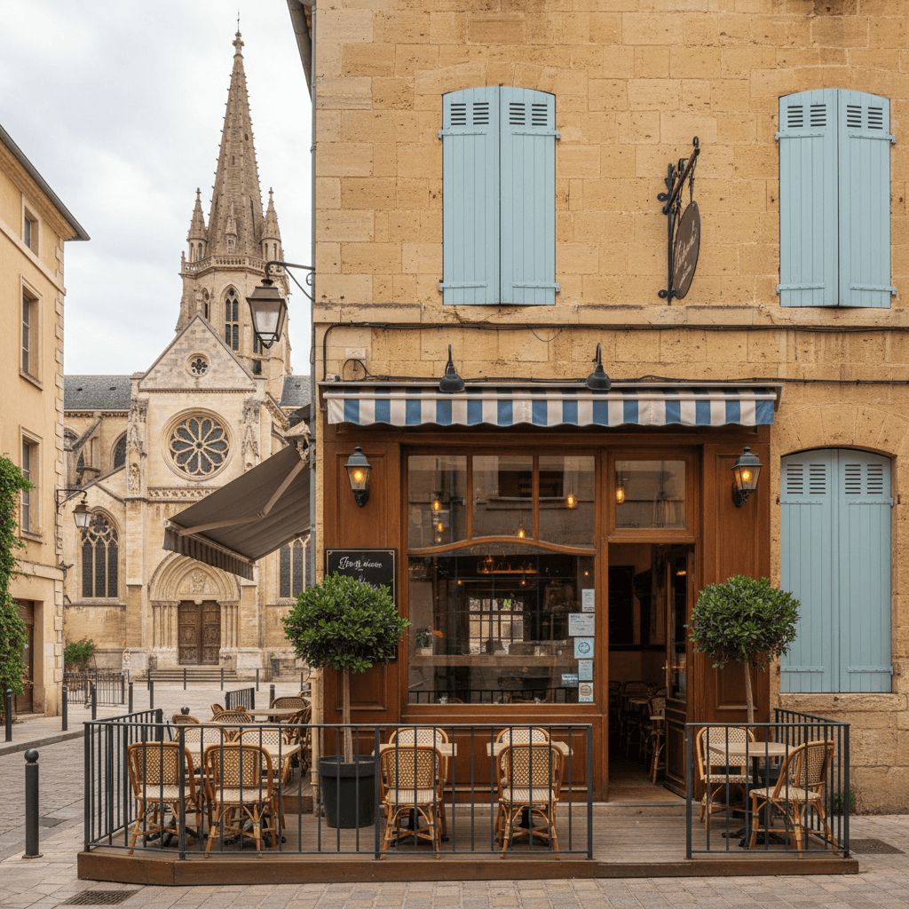 Restaurant 50m² à Montpellier : terrasse - licence IV