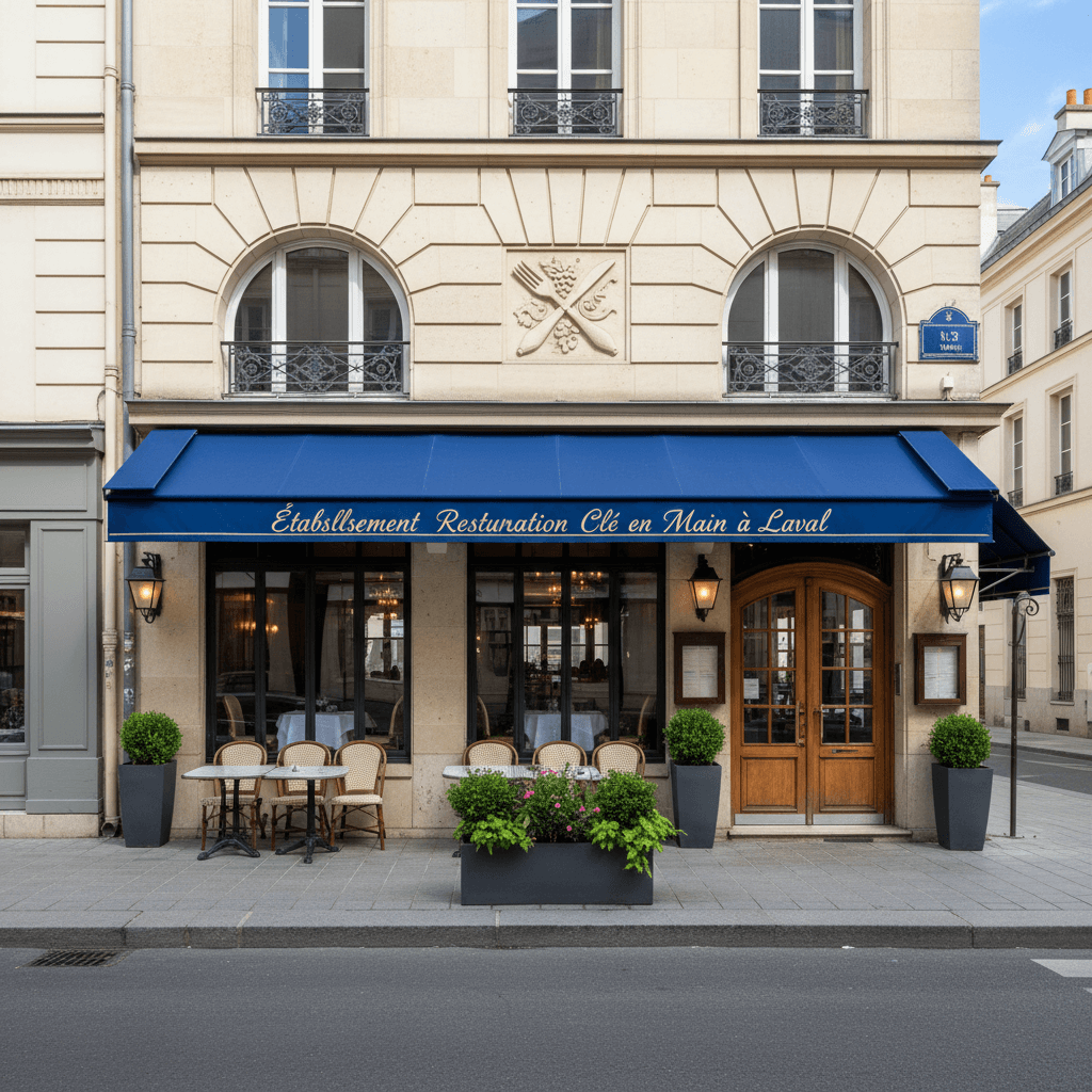 Restaurant à Laval : terrasse - licence IV - Image 1