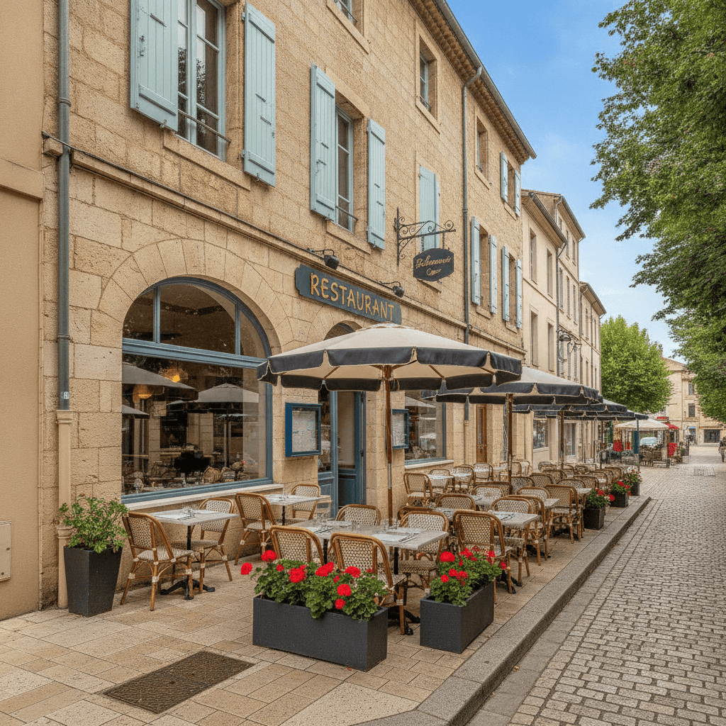 Restaurant 120m² à Béziers : terrasse - Image 1