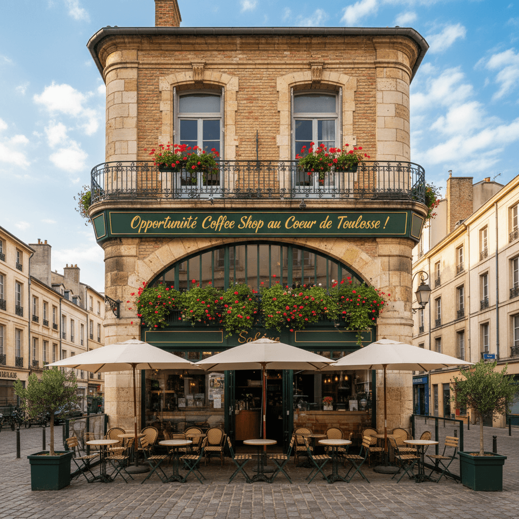 Fast-food à Toulouse : terrasse
