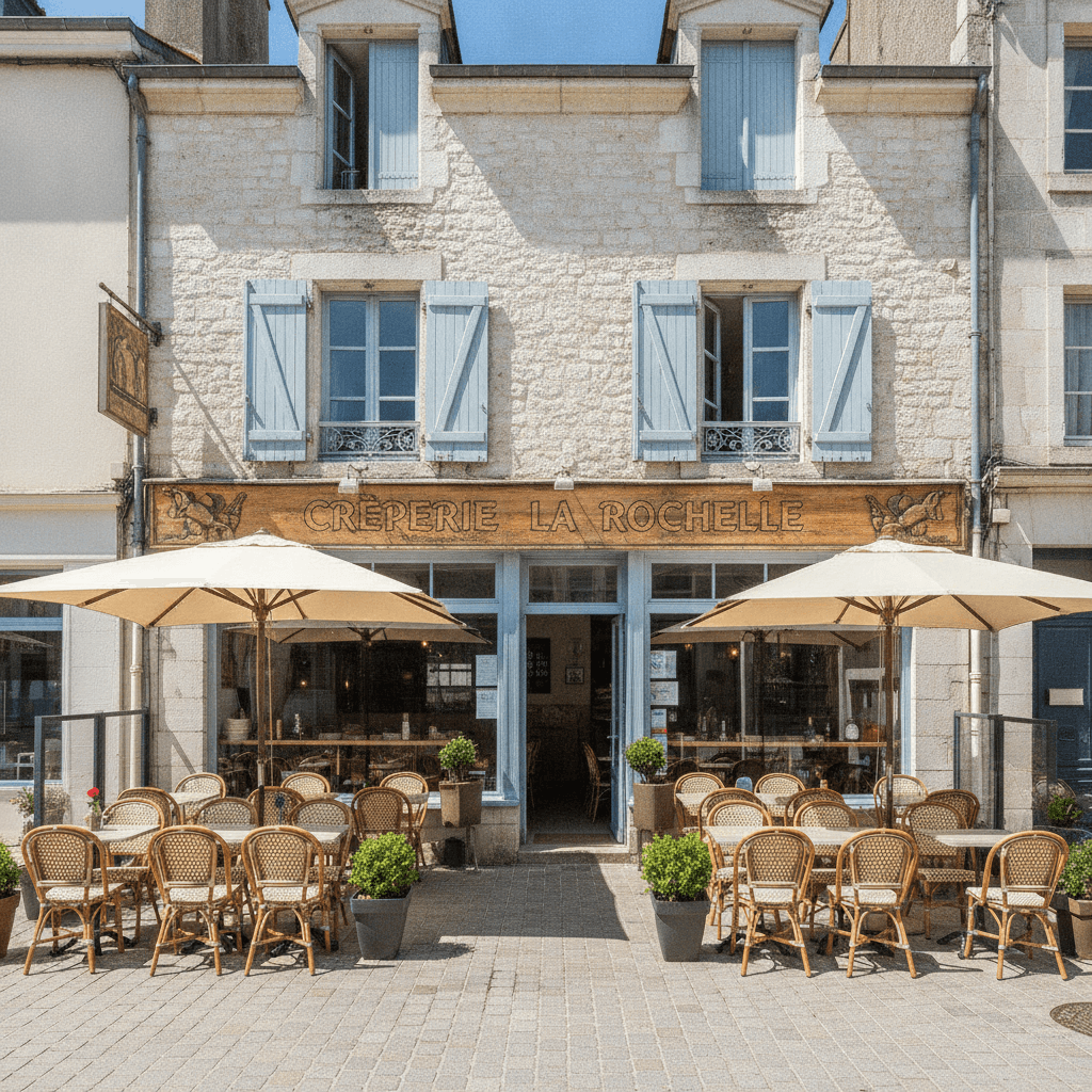 Restaurant 120m² à La Rochelle : terrasse - climatisation - Image 1