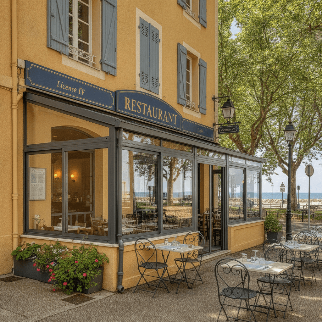 Restaurant 96m² à Six-Fours-Les-Plages : terrasse - licence IV - Image 1