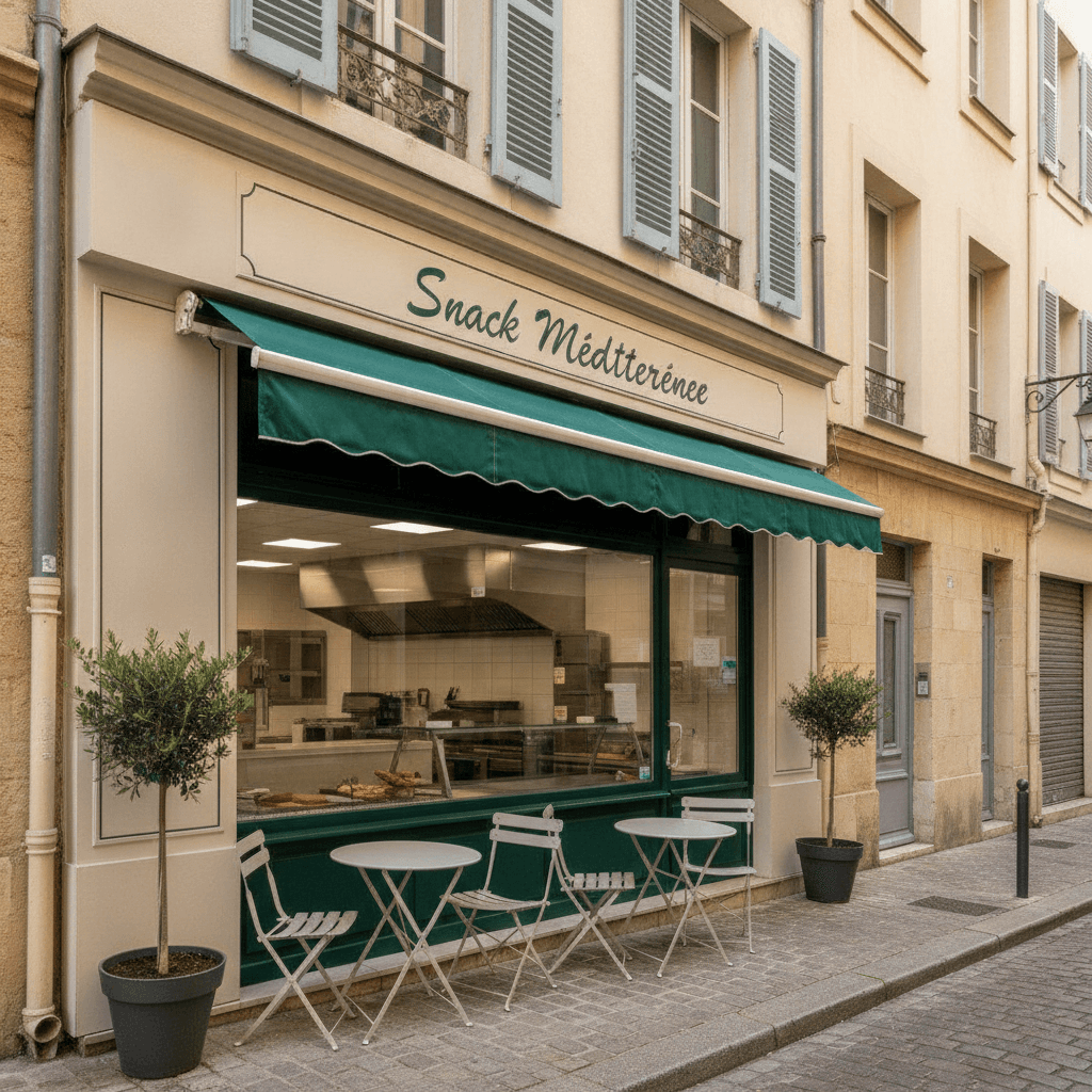 Snack 65m² à Marseille : cuisine équipée - Image 1