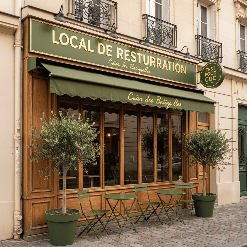 Local de Restauration au Cœur des Batignolles - Image 1