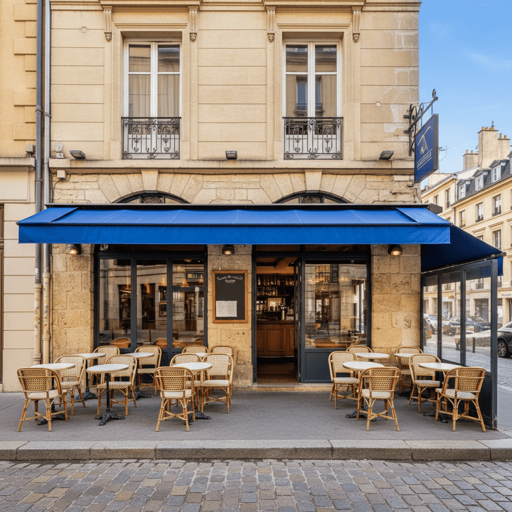 Bar-brasserie 45 couverts à Lyon : terrasse - licence IV