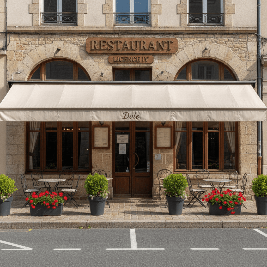 Restaurant à Dole : terrasse - licence IV - Image 1
