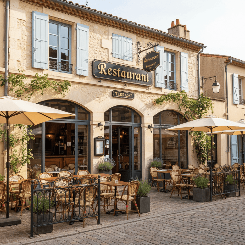 Restaurant à Cabriès : terrasse - licence IV - Image 1