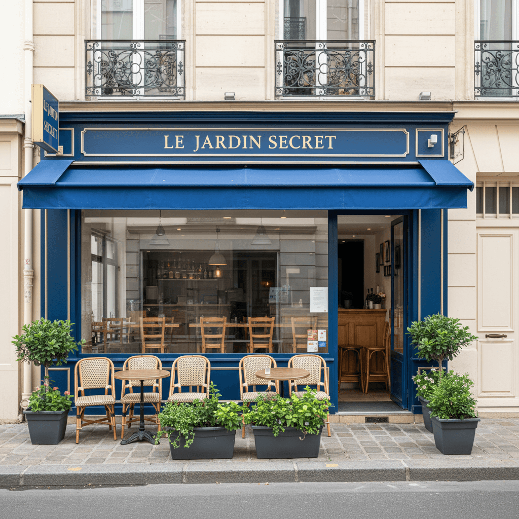 Restauration sans nuisance (Pas de conduit, réchauffage) 15 couverts à Montrouge : terrasse - Image 1