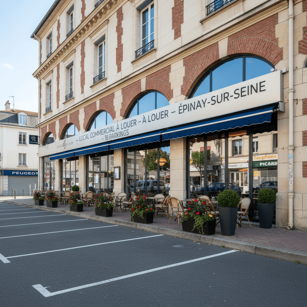 Local commercial de 1561 m² à Épinay-sur-Seine - Image 1
