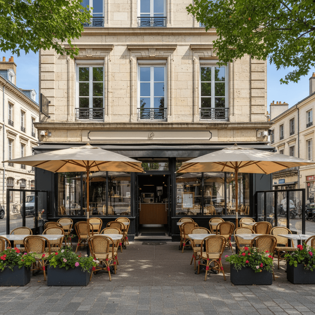 Restaurant 93m² à Dijon : extraction - cuisine équipée - Image 1