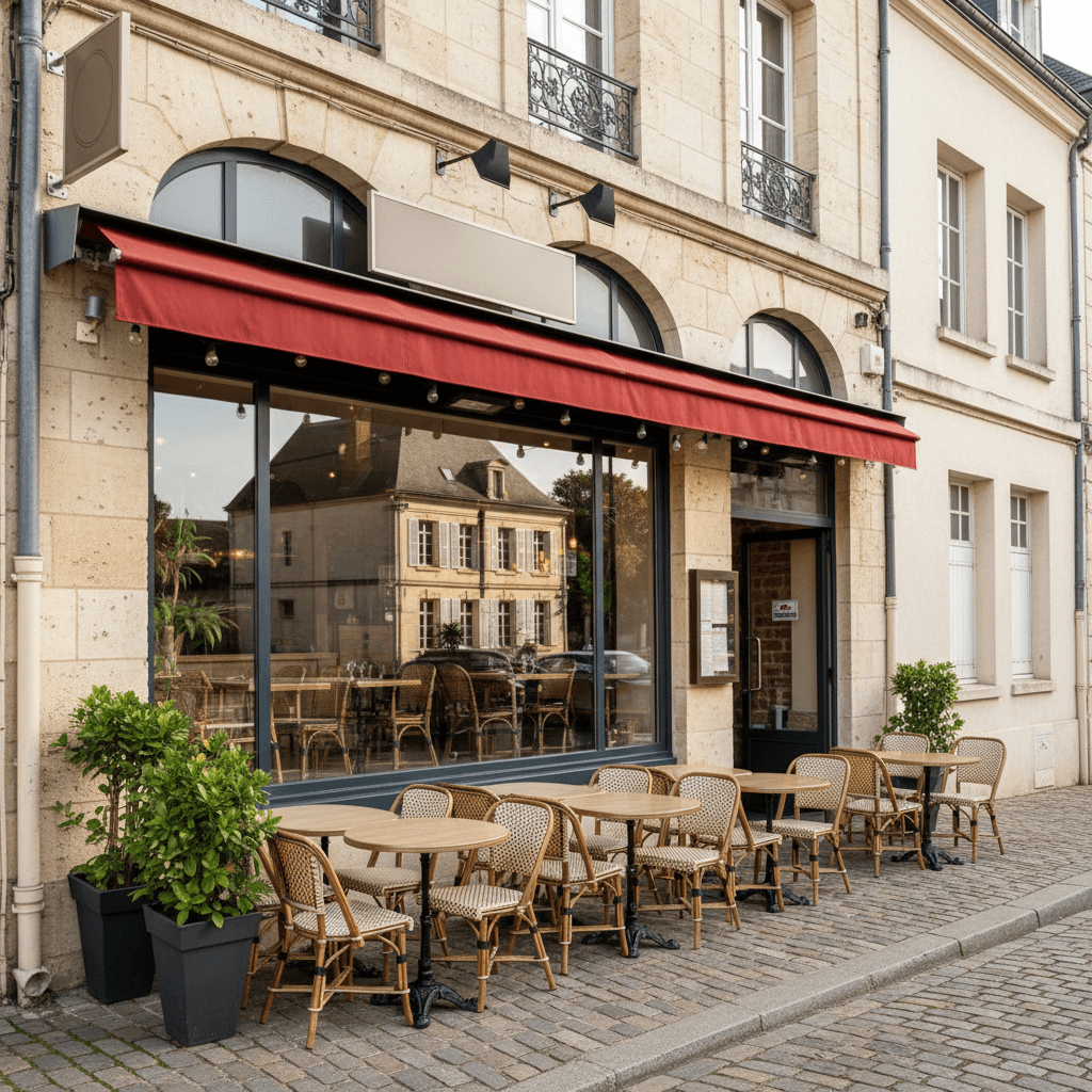 Restaurant 130m² à Allonne : terrasse - licence IV - Image 1