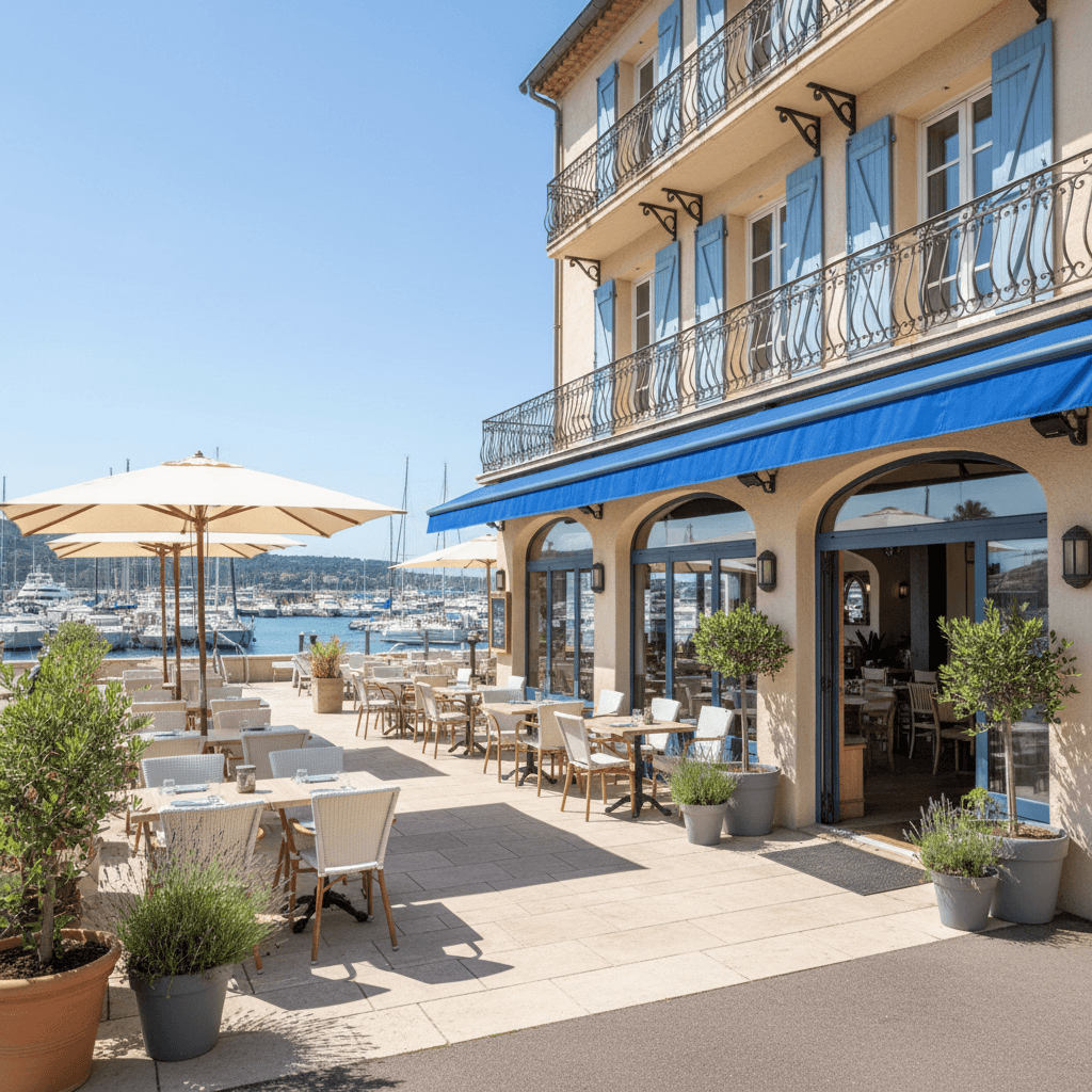 Restaurant 73m² à Six-Fours-Les-Plages : terrasse - extraction - Image 1