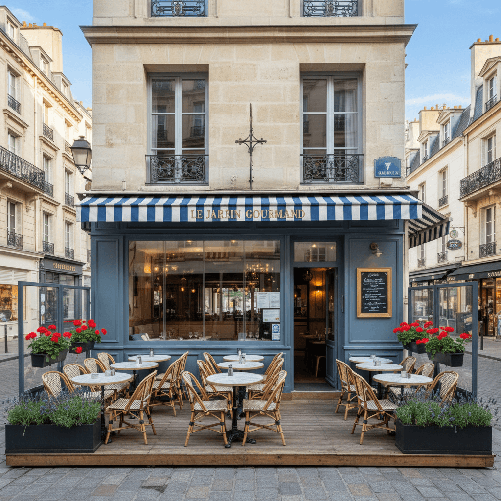 Restaurant lumineux avec terrasse à Sèvres - Image 1