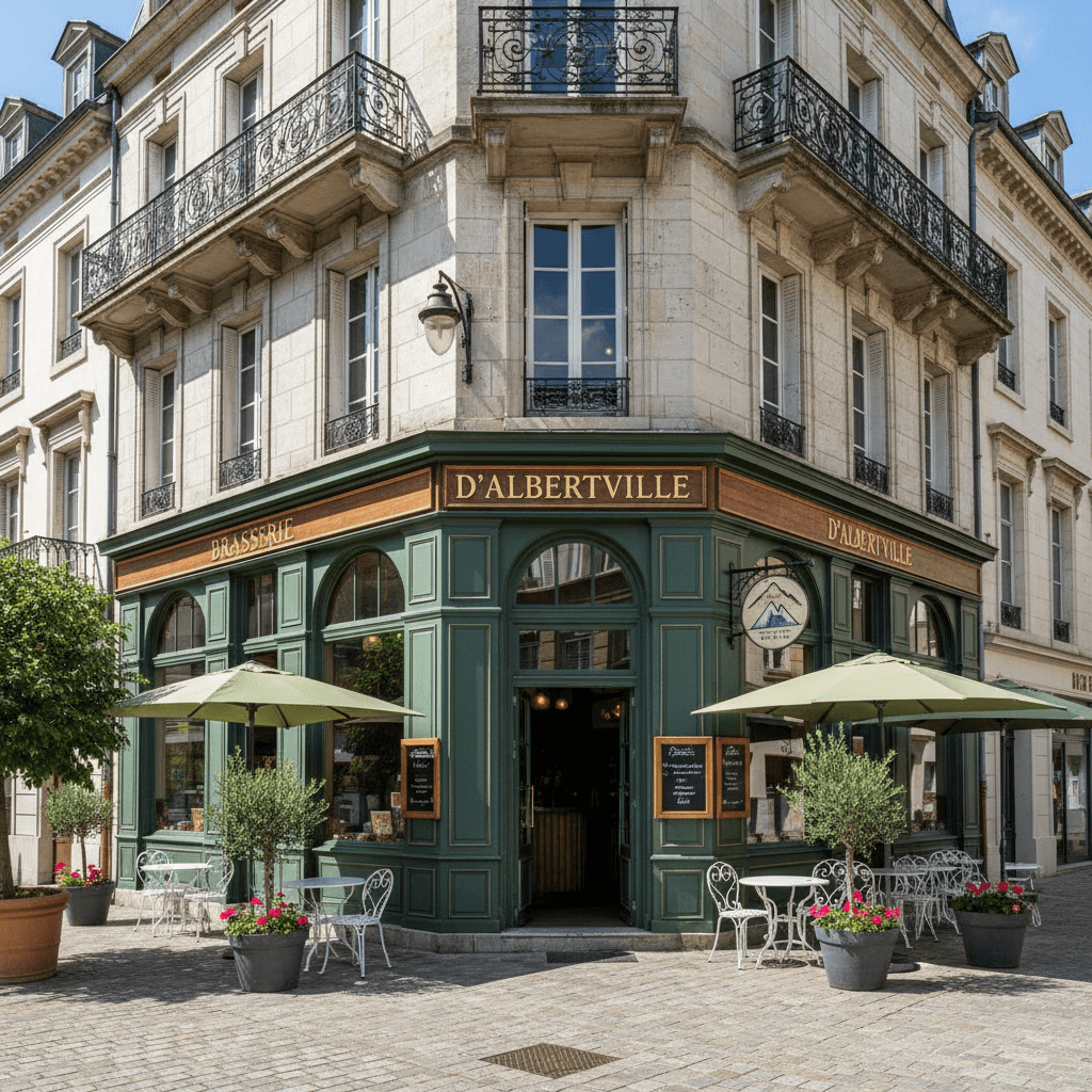 Bar-brasserie 100m² à Albertville : terrasse - licence IV - Image 1