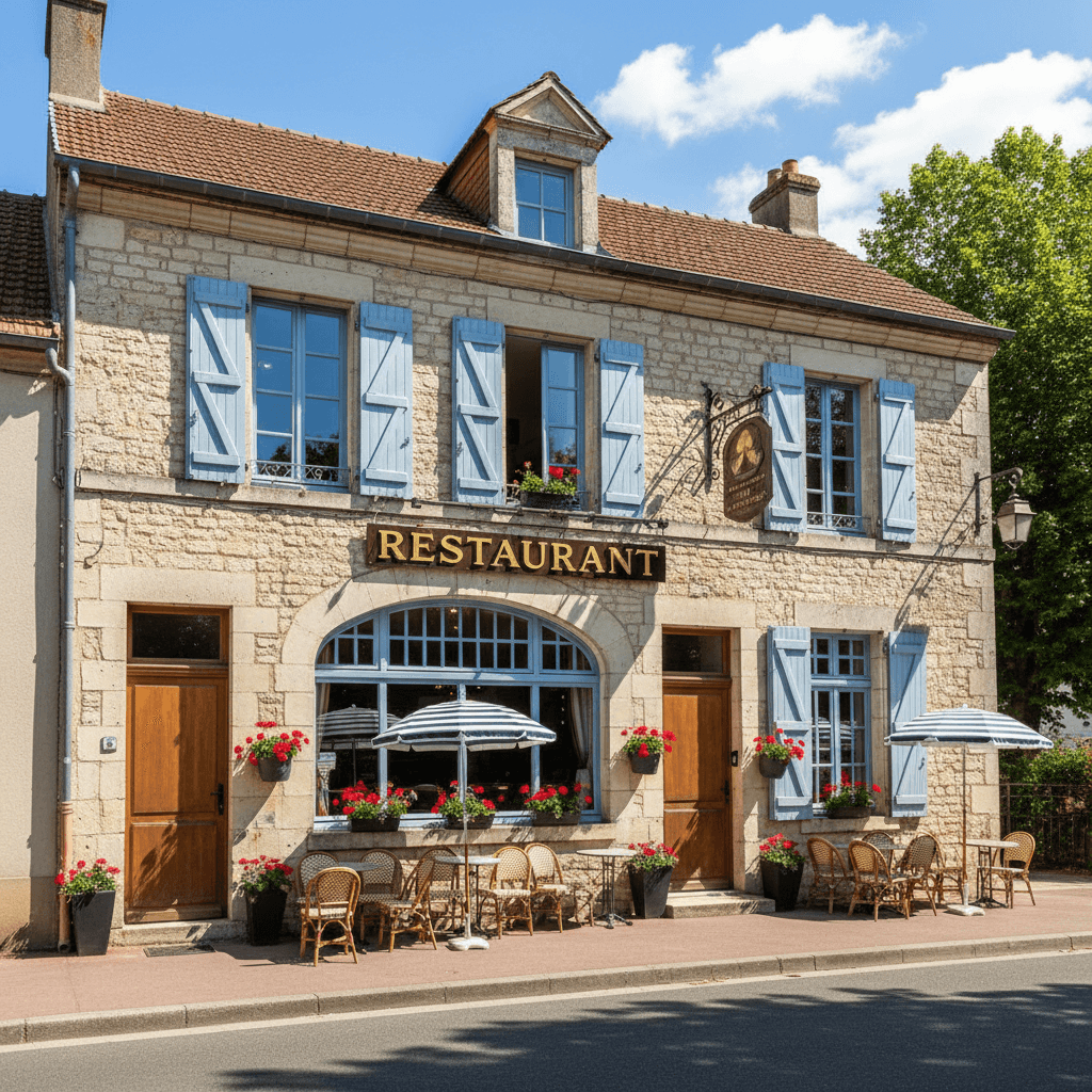 Restaurant 1300m² à Allibaudières : extraction - parking