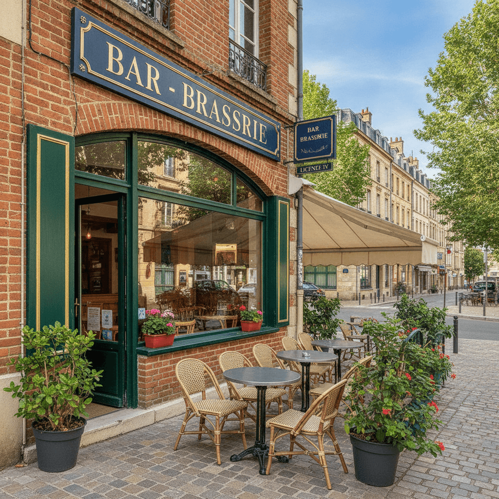 Bar-brasserie 70m² à Toulouse : terrasse - licence IV - Image 1