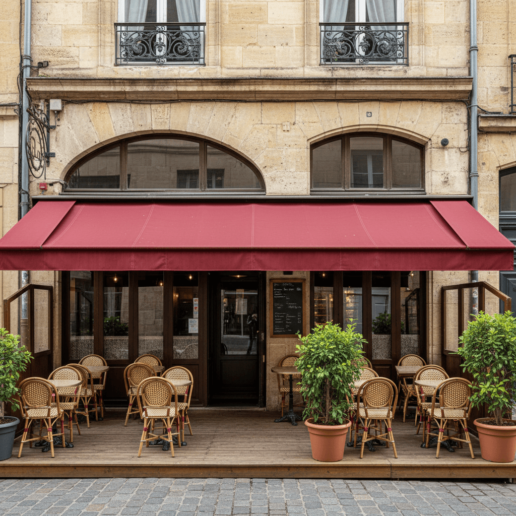 Restaurant 106m² à Bordeaux : terrasse - licence IV