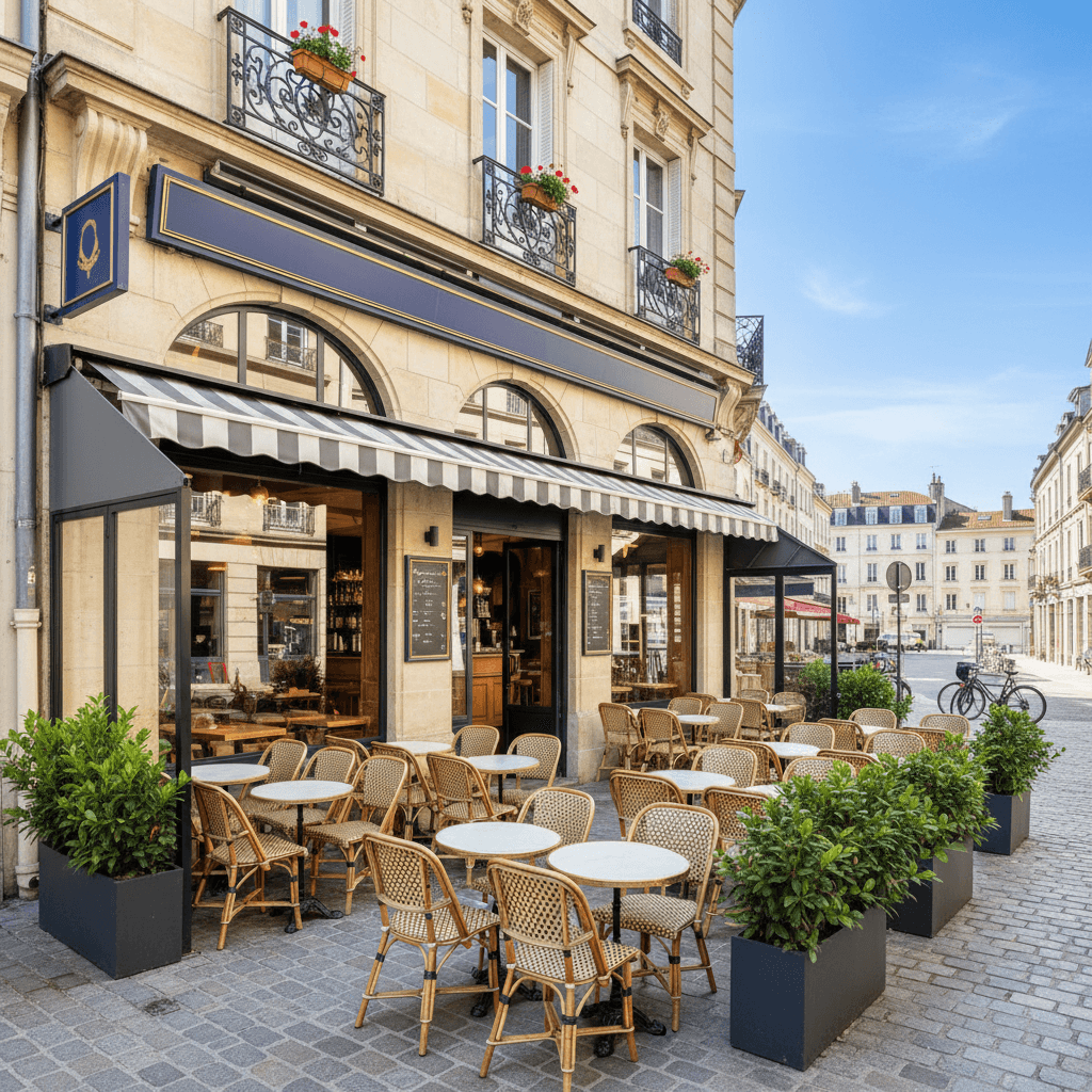 Bar-brasserie 108m² à Nantes : terrasse - licence IV - Image 1