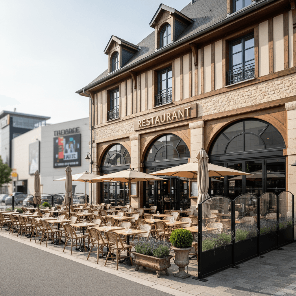 Restaurant 250 couverts à Montigny-le-Bretonneux : terrasse - licence IV - Image 1