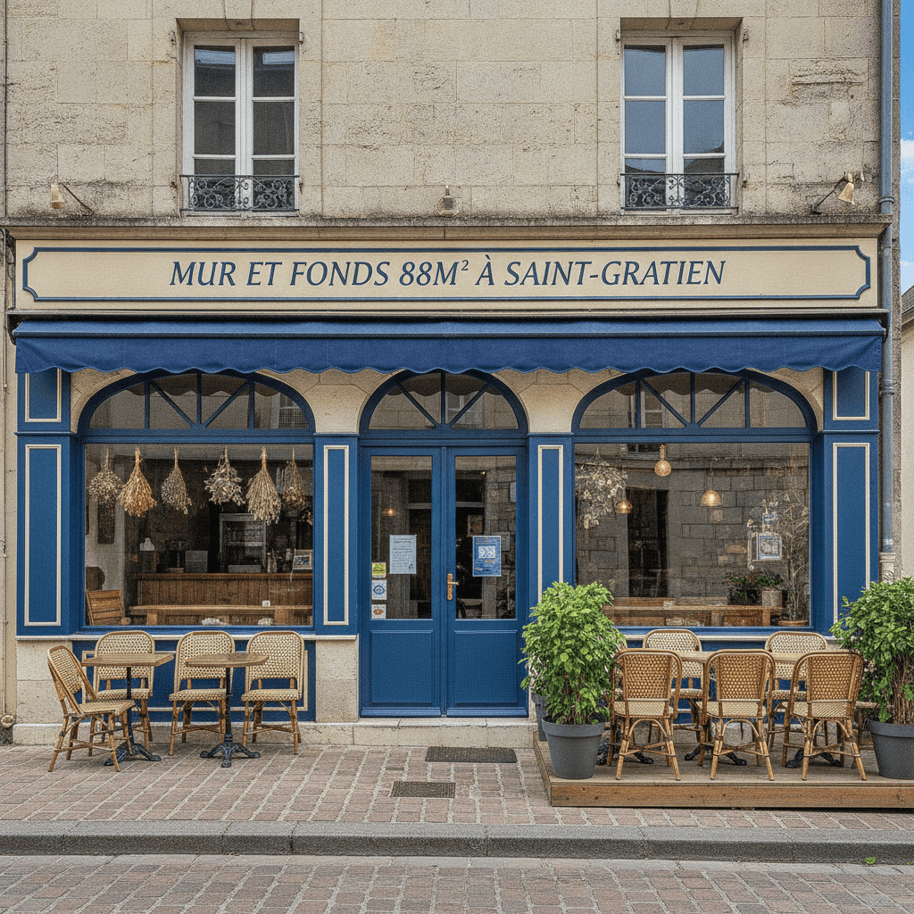 Murs et fonds 88m² à Saint-Gratien - Image 1