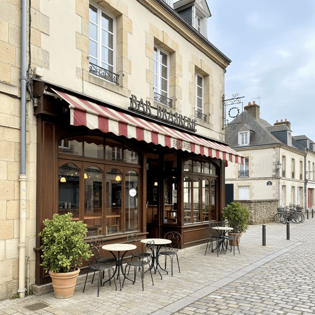 Bar-brasserie 265m² à Montfort-Sur-Meu : terrasse - licence IV - Image 1