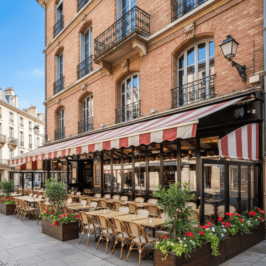 Bar-brasserie 80m² à Toulouse : terrasse - licence IV