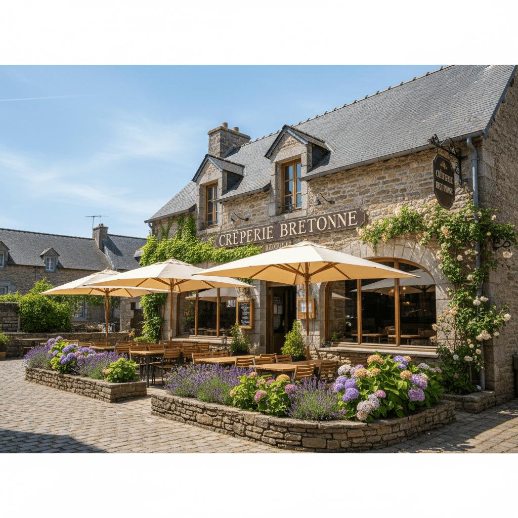 Restaurant à Auray : terrasse - licence IV - Image 1