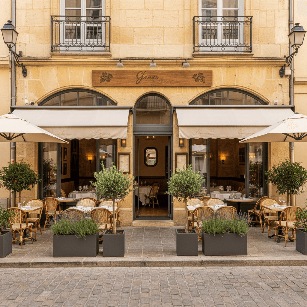 Restaurant à Nîmes : terrasse - licence IV - Image 1