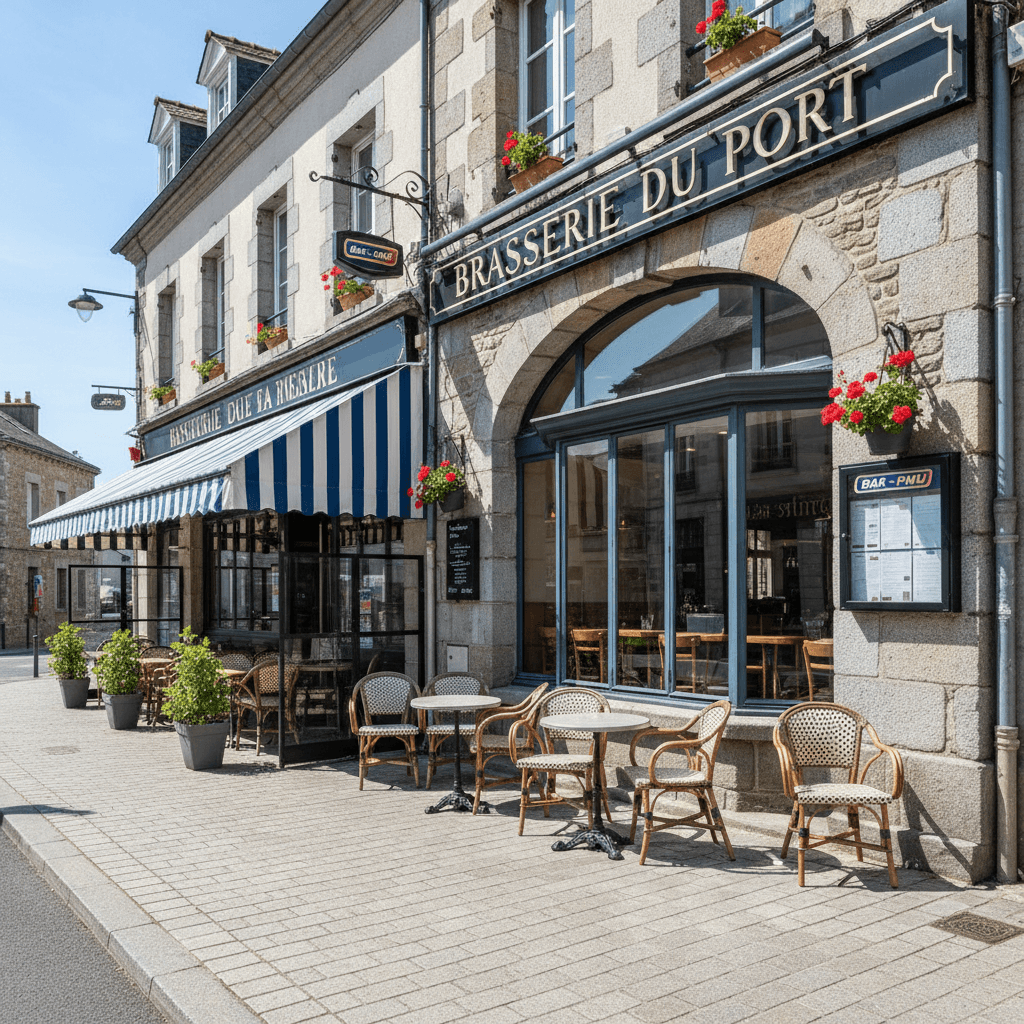 Bar-brasserie à Vannes : terrasse - licence IV - Image 1