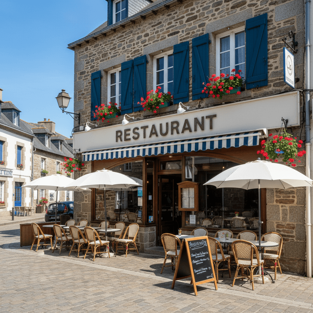 Restaurant 130m² à Paimpol : terrasse - licence IV - Image 1