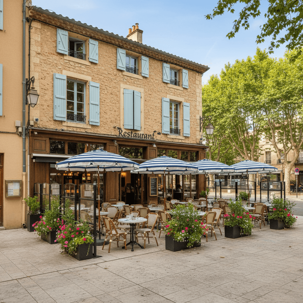 Restaurant 230m² à Grasse : terrasse - licence IV - Image 1