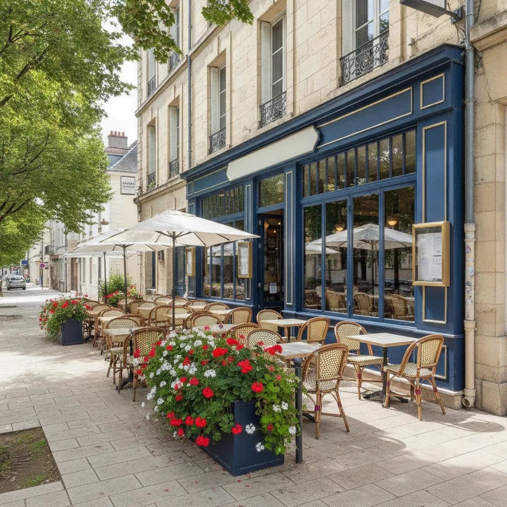 Bar-brasserie 75m² à Vichy : terrasse - licence IV - Image 1