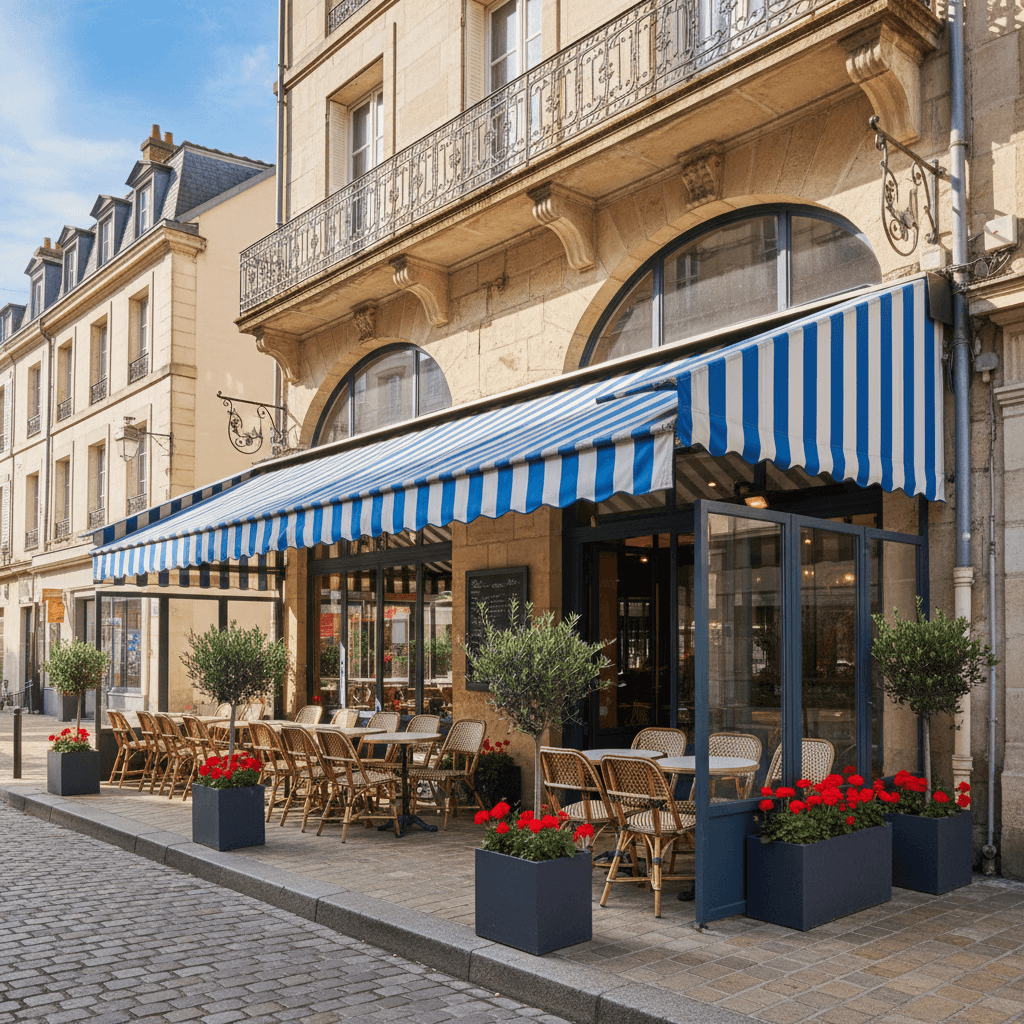 Bar-brasserie à Rouen : terrasse - licence IV