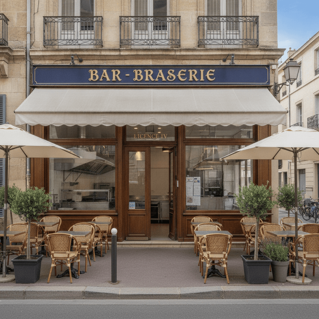 Bar-brasserie 180m² à Vitrolles : terrasse - licence IV - Image 1