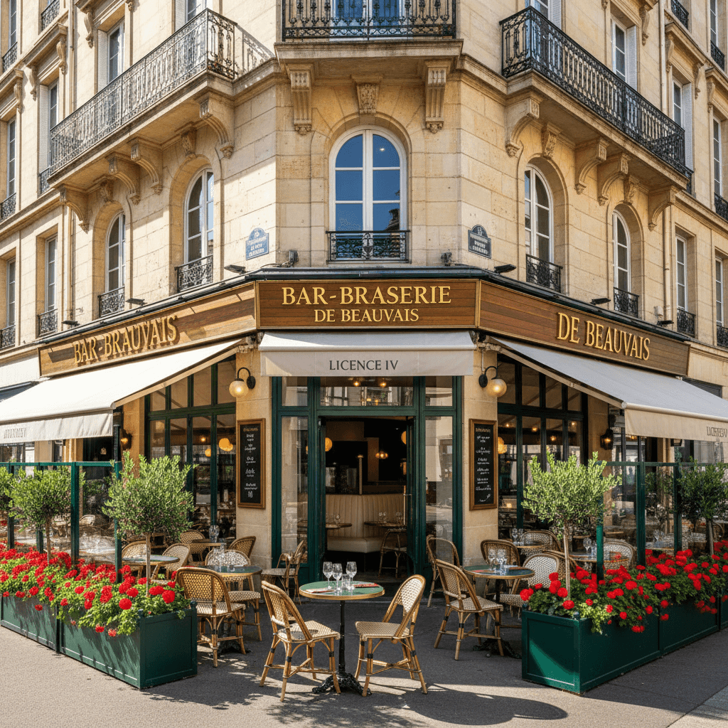 Bar-brasserie à Beauvais : terrasse - licence IV - Image 1