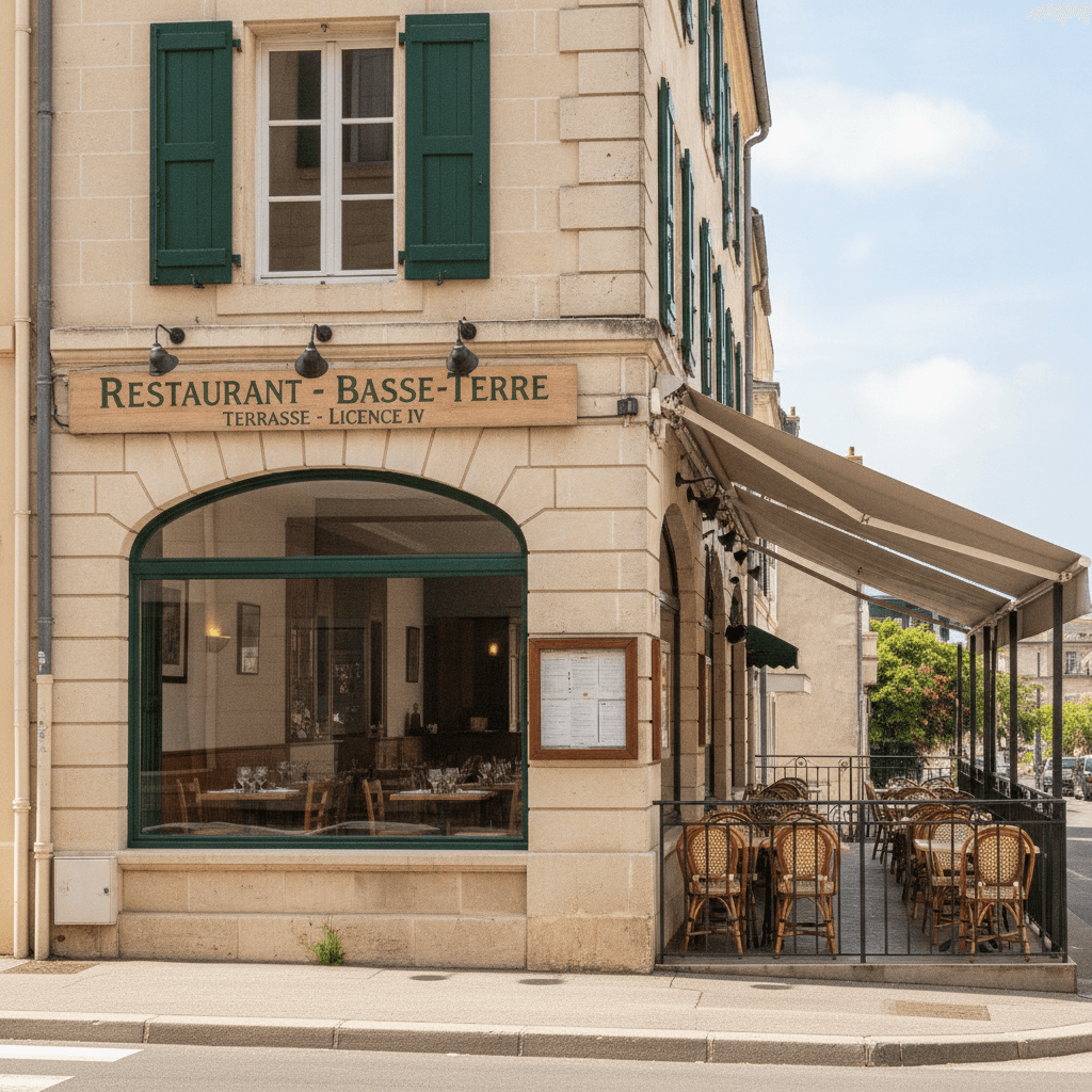Restaurant 70m² à Basse-Terre : terrasse - licence IV - Image 1
