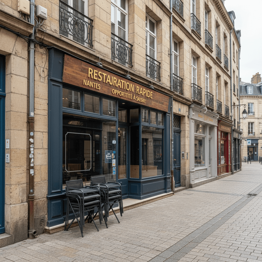 Fast-food 124m² à Nantes : licence IV - extraction