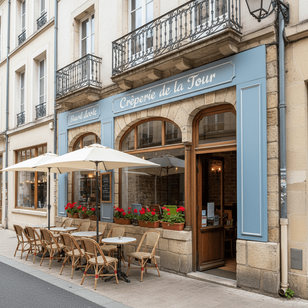 Restaurant à Limoges : terrasse - cuisine équipée - Image 1