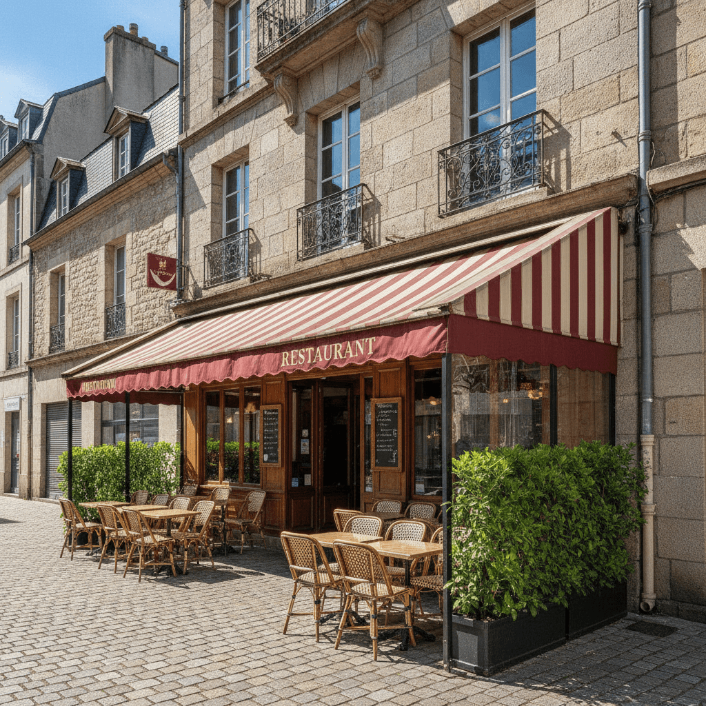 Restaurant 125m² à Clermont-Ferrand : terrasse - licence IV
