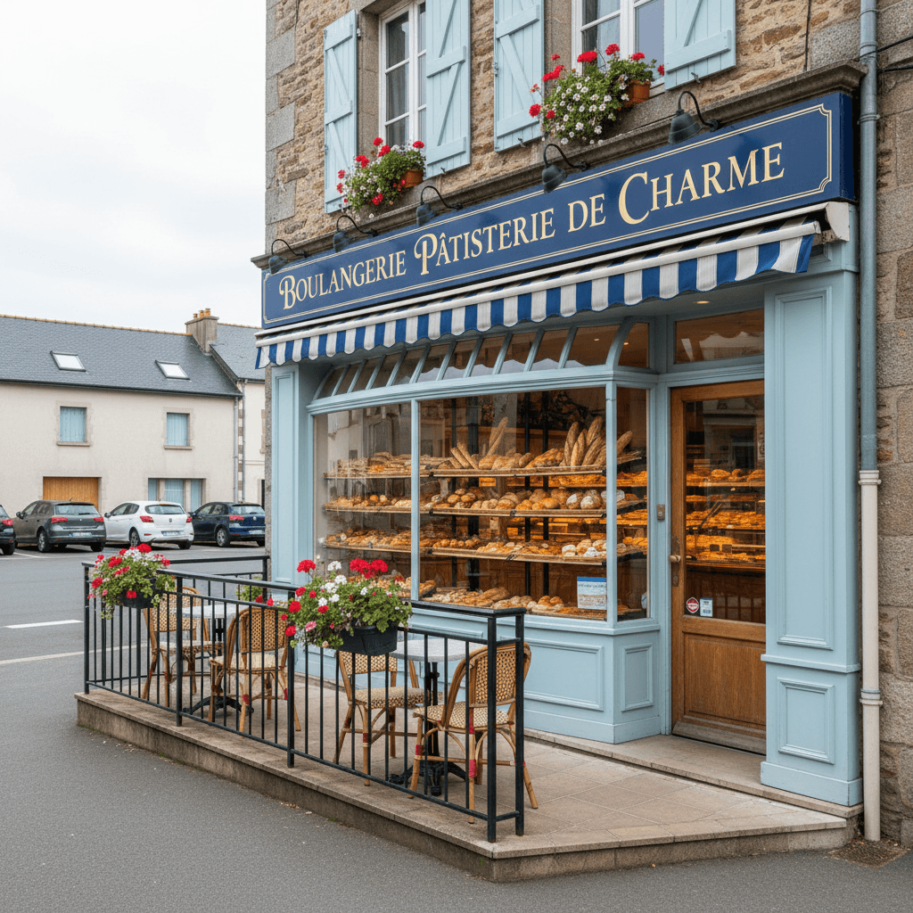 Restaurant à Saint-Brieuc : parking - Image 1