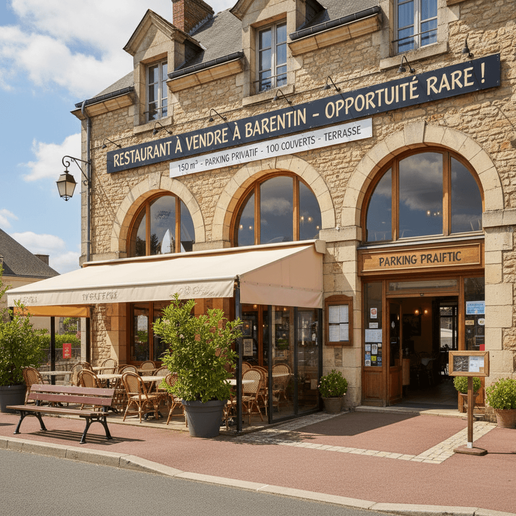 Restaurant 150m² à Barentin : terrasse - licence IV - Image 1