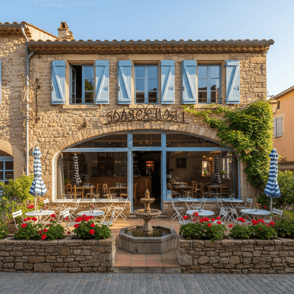 Restaurant à Cabris : terrasse - extraction - Image 1