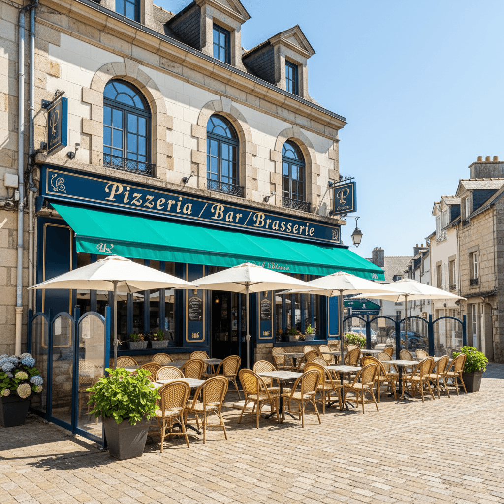 Bar-brasserie à Vannes : terrasse - licence IV - Image 1
