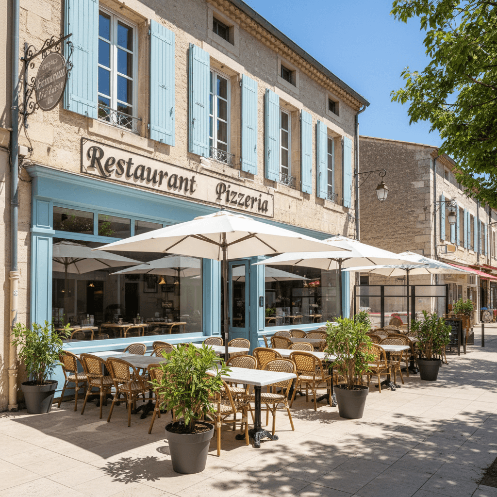 Restaurant 160m² à Agde : terrasse - extraction - Image 1