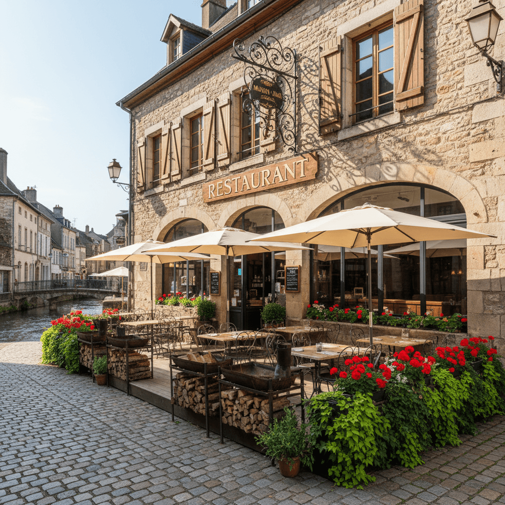 Restaurant 260m² à Dole : terrasse - licence IV - Image 1
