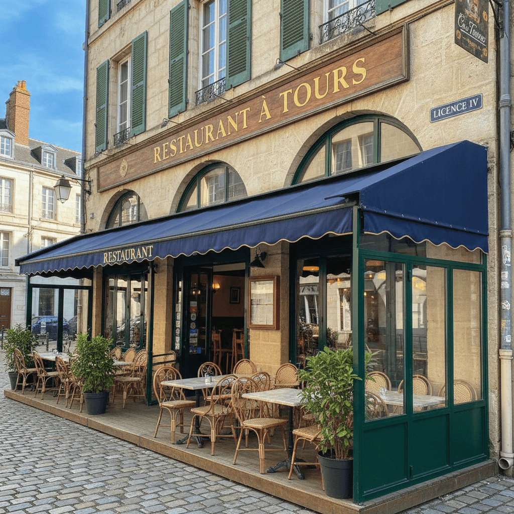 Restaurant à Tours : terrasse - licence IV - Image 1